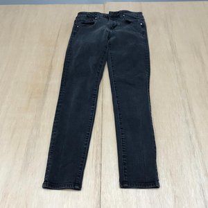 american eagle skinny jeans women size 2 short black